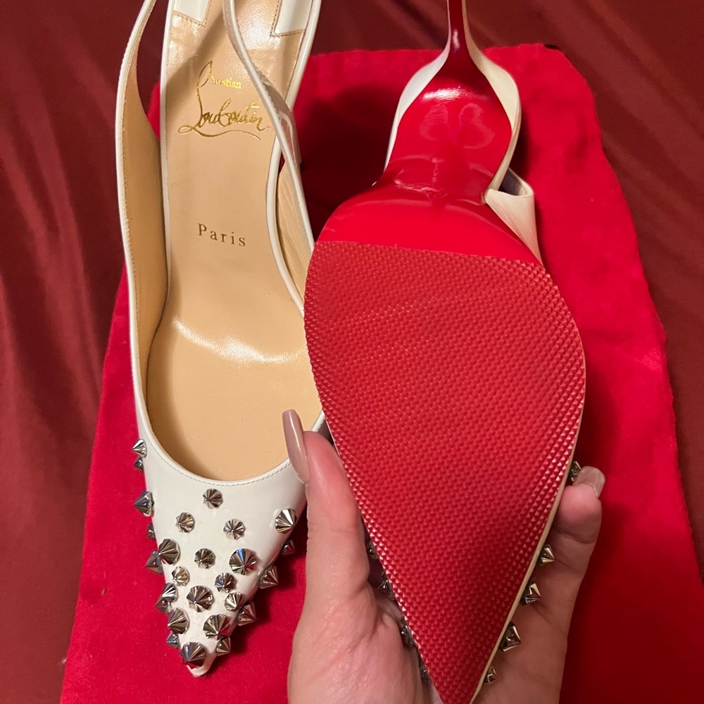 Christian Louboutin Drama Sling Patent